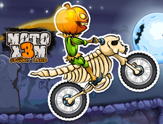 Moto X3M Spooky Land  Play with Libero Fun!