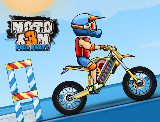 Moto X3M Pool Party - Play It Now At !